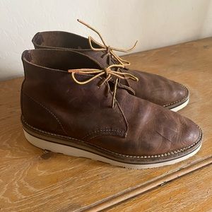 Red Wing Shoes Brown Leather Ankle Boots